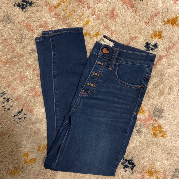 Women’s ankle length button fly jeans - Picture 2 of 2